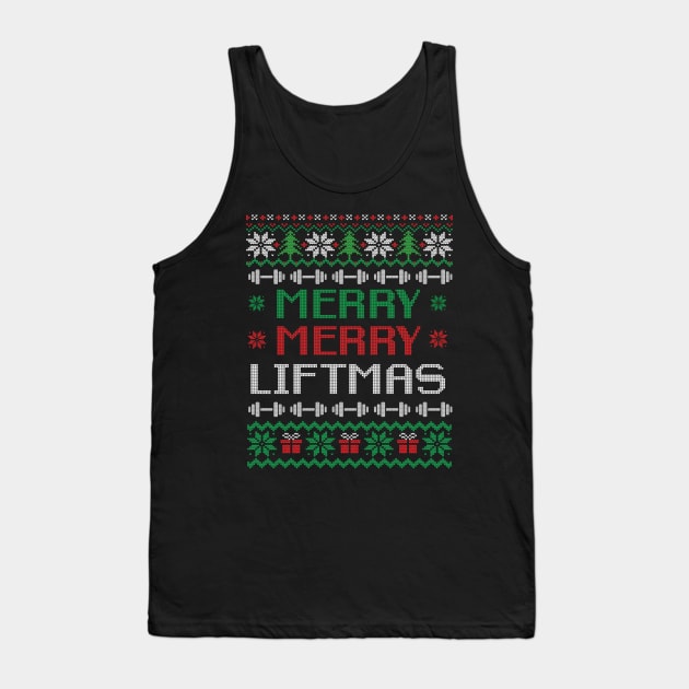 Merry Merry Liftmas Tank Top by Ampzy